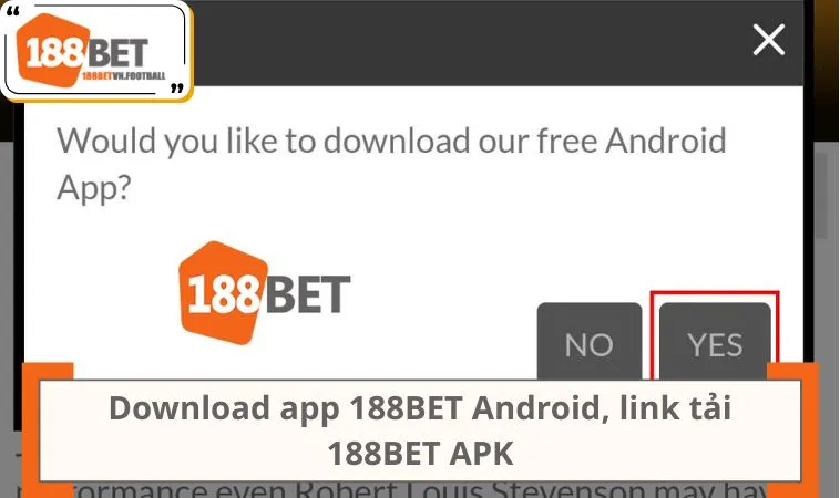 Tải App 188BET 2 Download app 188BET Android, link tải 188BET APK