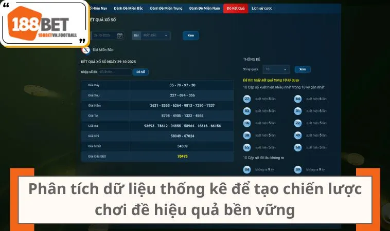 Áp Dụng Cách Đánh Đề Ngày Nào Cũng Trúng Trong Khung 3 Ngày 3 Phân tích dữ liệu thống kê để tạo chiến lược chơi đề hiệu quả bền vững