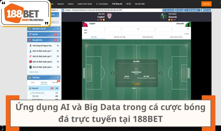 Hiểu Đúng Về Trang Web Cá Độ Bóng Đá Trong Thời Đại Số 3 Ứng dụng AI và Big Data trong cá cược bóng đá trực tuyến tại 188BET